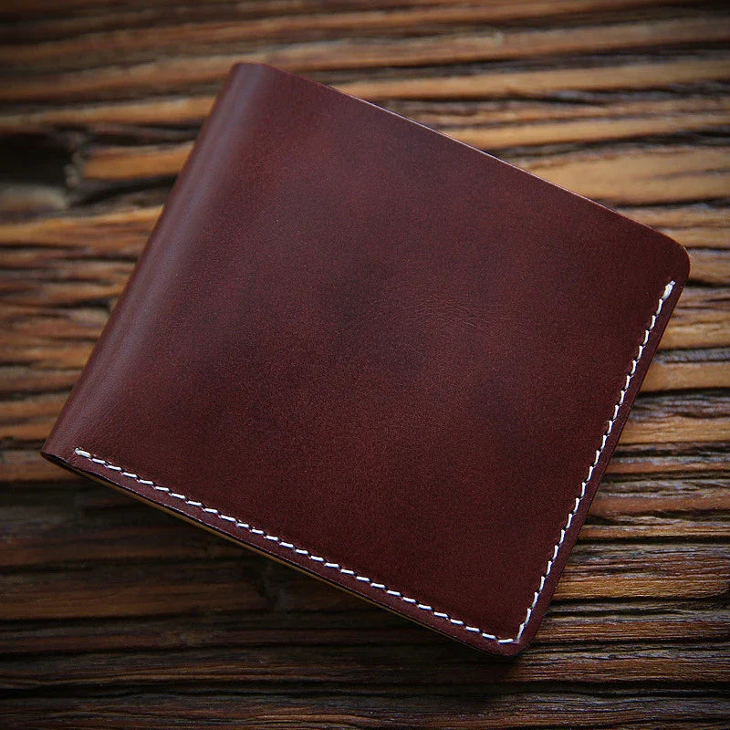 Premium first-layer cowhide money clip in a variety of classic British colours, designed for refined style and secure everyday carry