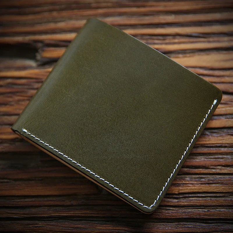 Premium first-layer cowhide money clip in a variety of classic British colours, designed for refined style and secure everyday carry