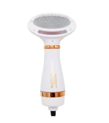 Premium 2-in-1 Pet Hair Dryer and Grooming Brush with Powerful Drying and Gentle Brushing Capabilities