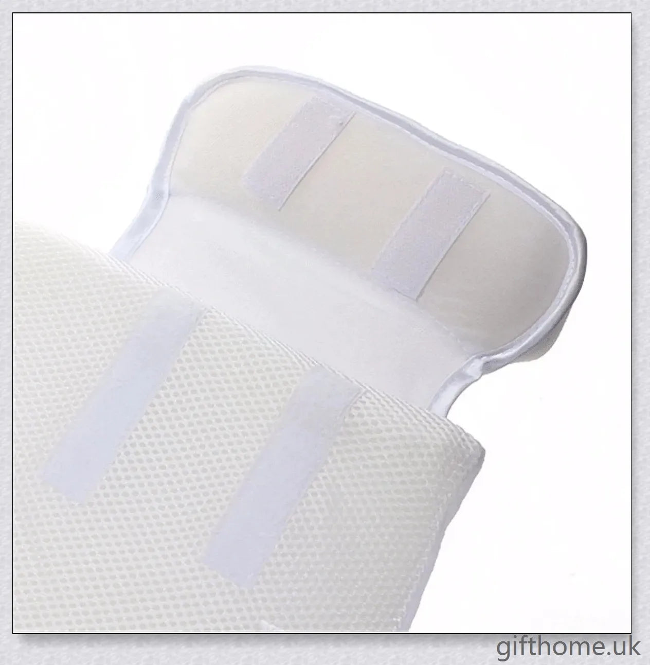 Premium Baby Sleep Positioner & Anti-Roll Pillow with elevated head design and breathable mesh material