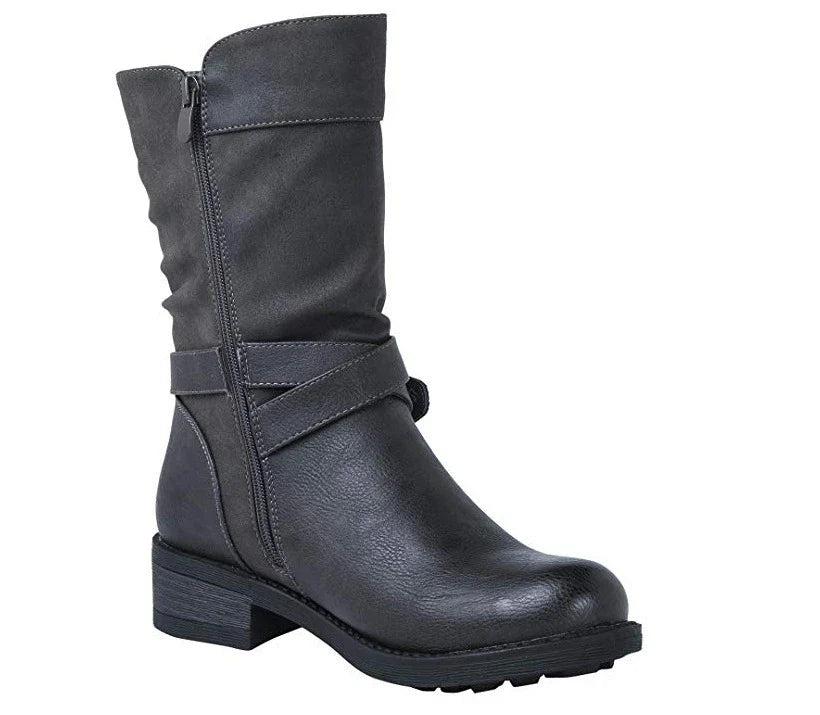 Premium Women's Leather Chelsea Boots with Low Heel - Timeless British Style