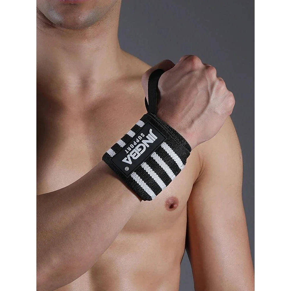 Premium Wrist Support Brace for Weightlifting and Fitness - Durable Nylon Construction, Adjustable Strap, and Extra Strength Design