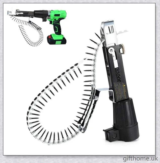 Automatic Screw Chain Adapter for Electric and Cordless Power Drills - Streamline your DIY projects with this versatile and efficient screw driving tool