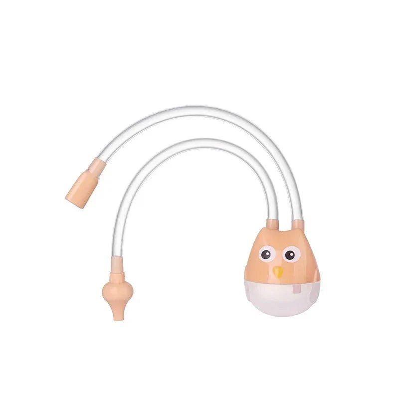 Premium infant nasal aspirator with soft silicone construction and U-shaped tip for gentle and effective nasal cleaning
