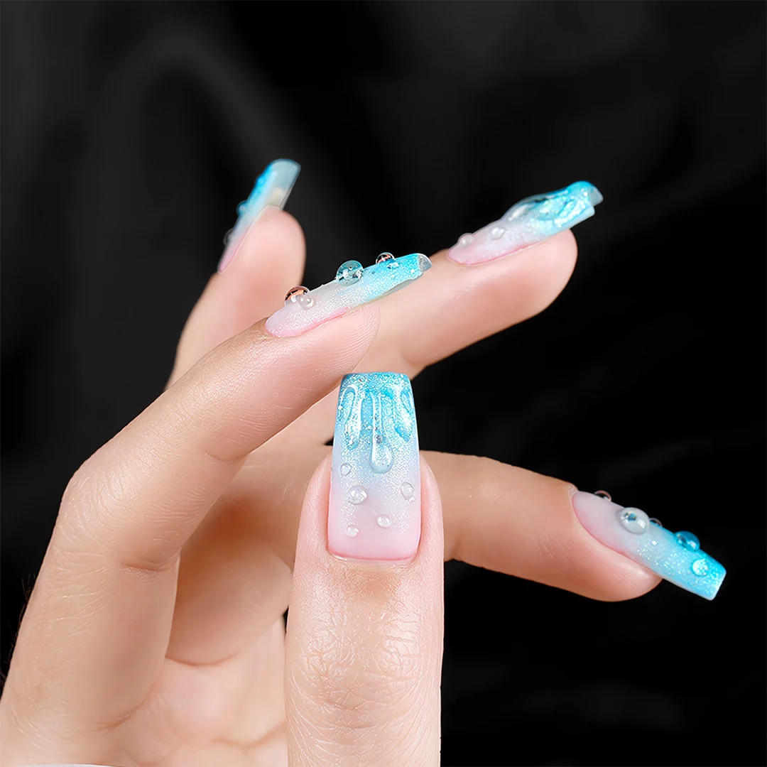 Trendha Clear Water Drop Wave Gel Nail Polish with Mesmerising Water Drop Effect