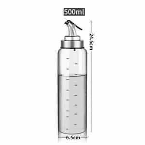 A sleek and practical glass seasoning dispenser with various capacity options for versatile cooking needs