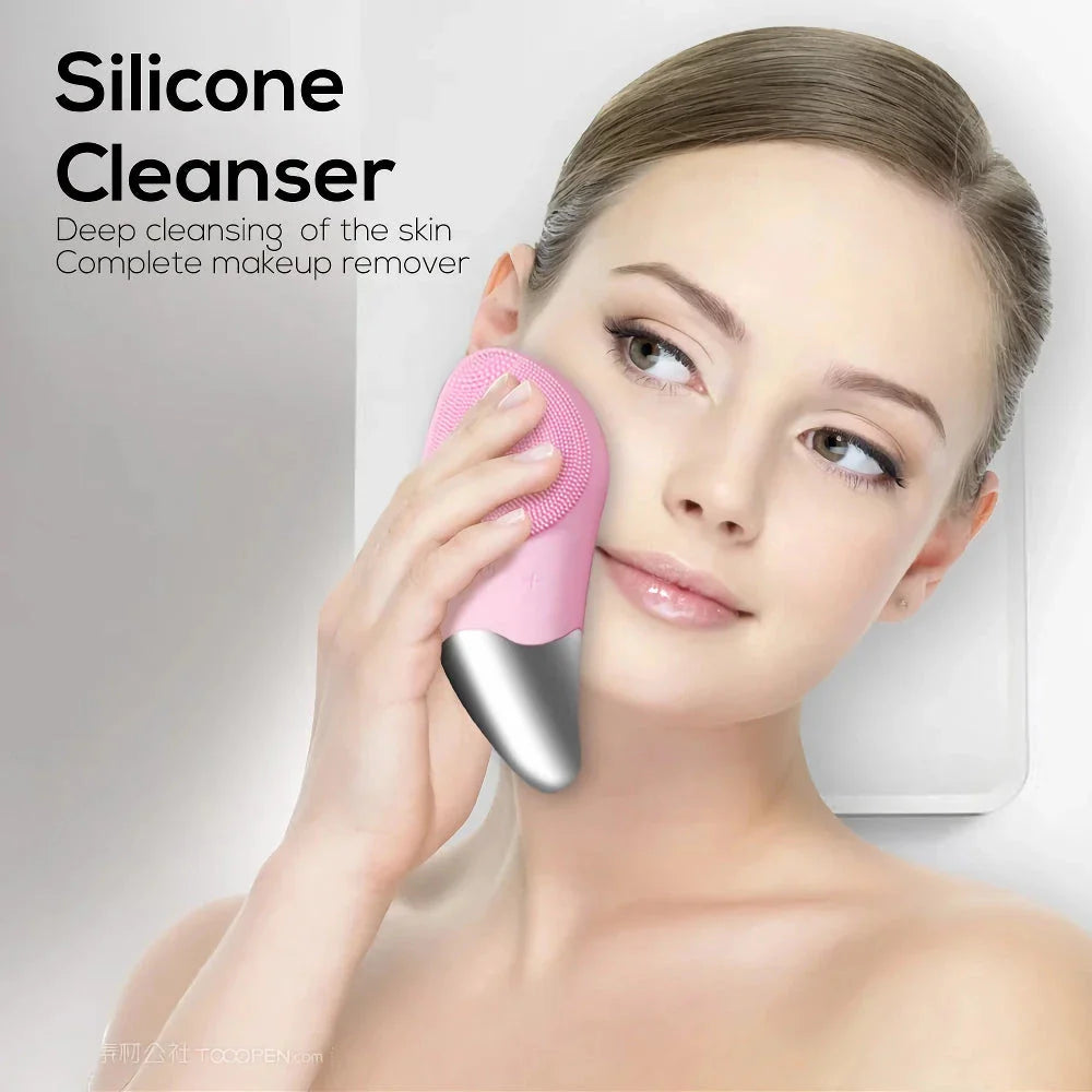 Premier Sonic Facial Cleansing Brush for deep cleansing, massage, and radiant skin