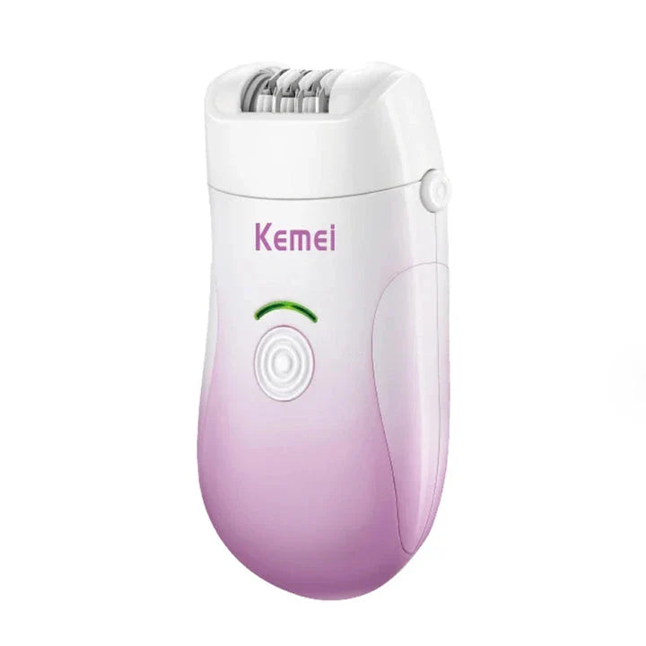 Rechargeable 3-in-1 Hair Removal Epilator and Shaver with 3-in-1 blade design for efficient hair removal, shaving, and exfoliation