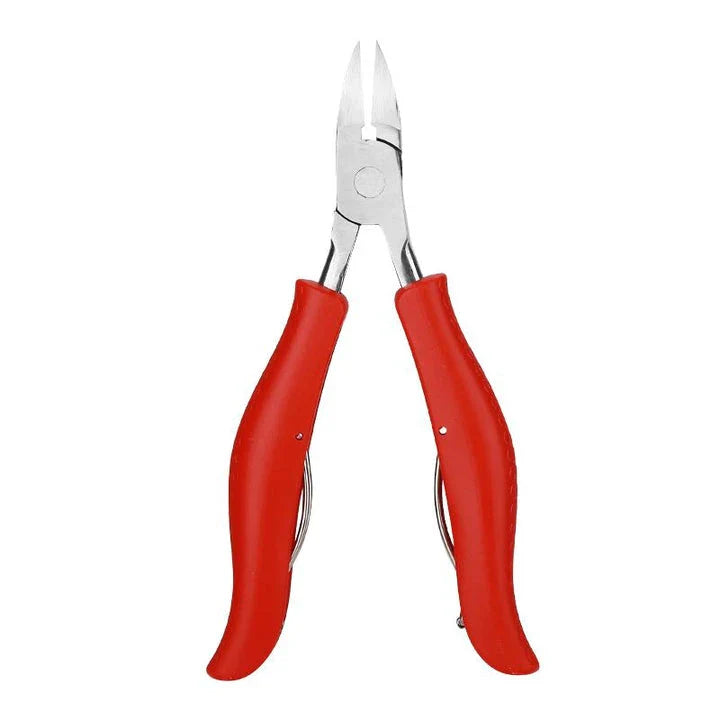 Premium Stainless Steel Toenail Trimmer with Angled Head, Ergonomic Grip, and Protective Storage Tin