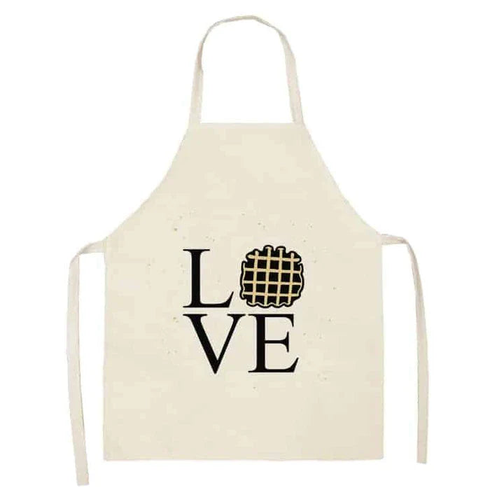 Premium Cotton and Linen Apron in Blue, Green, Grey, and White colors for the modern British kitchen