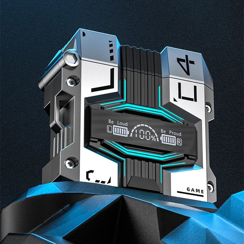 Premium wireless Bluetooth gaming headset with low latency, 120-hour battery life, and noise cancelling microphone