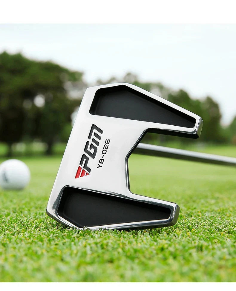 Premium golf putter with low centre of gravity for stable, consistent putting on the green