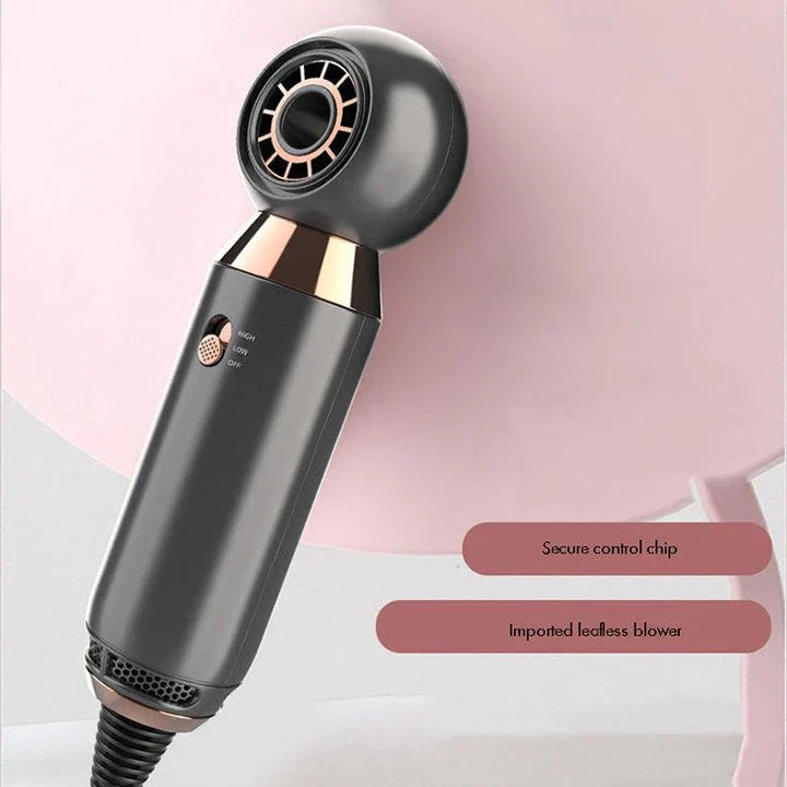 Trendha Leafless Hair Dryer with Negative Ion Technology for Smooth, Shiny Hair