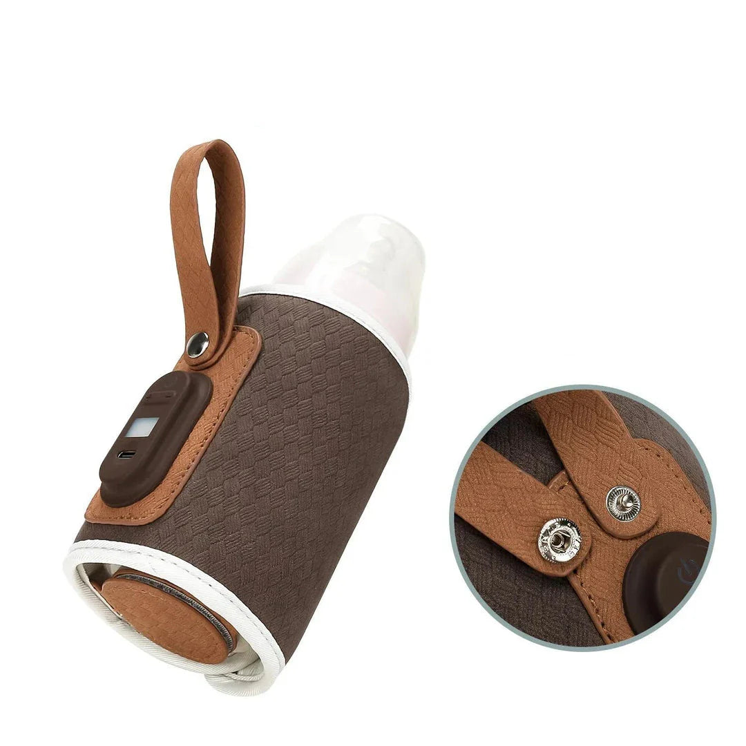 Premium portable baby bottle warmer with adjustable temperature control and smart insulation for convenient feedings on the go