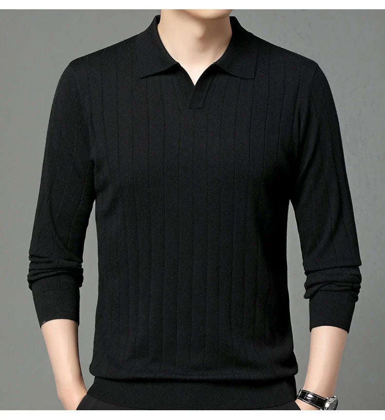 Men's autumn pullover sweater in various colours and sizes, featuring a cosy and versatile design for casual wear