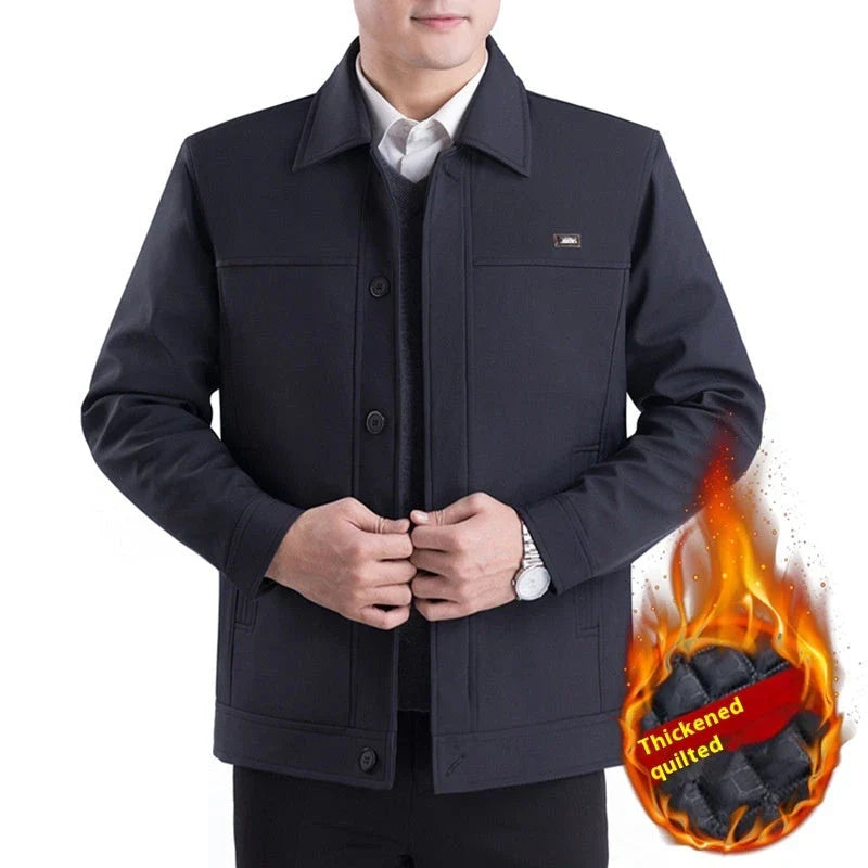 Premium British men's autumn jacket in various colours with tailored silhouette and practical pockets