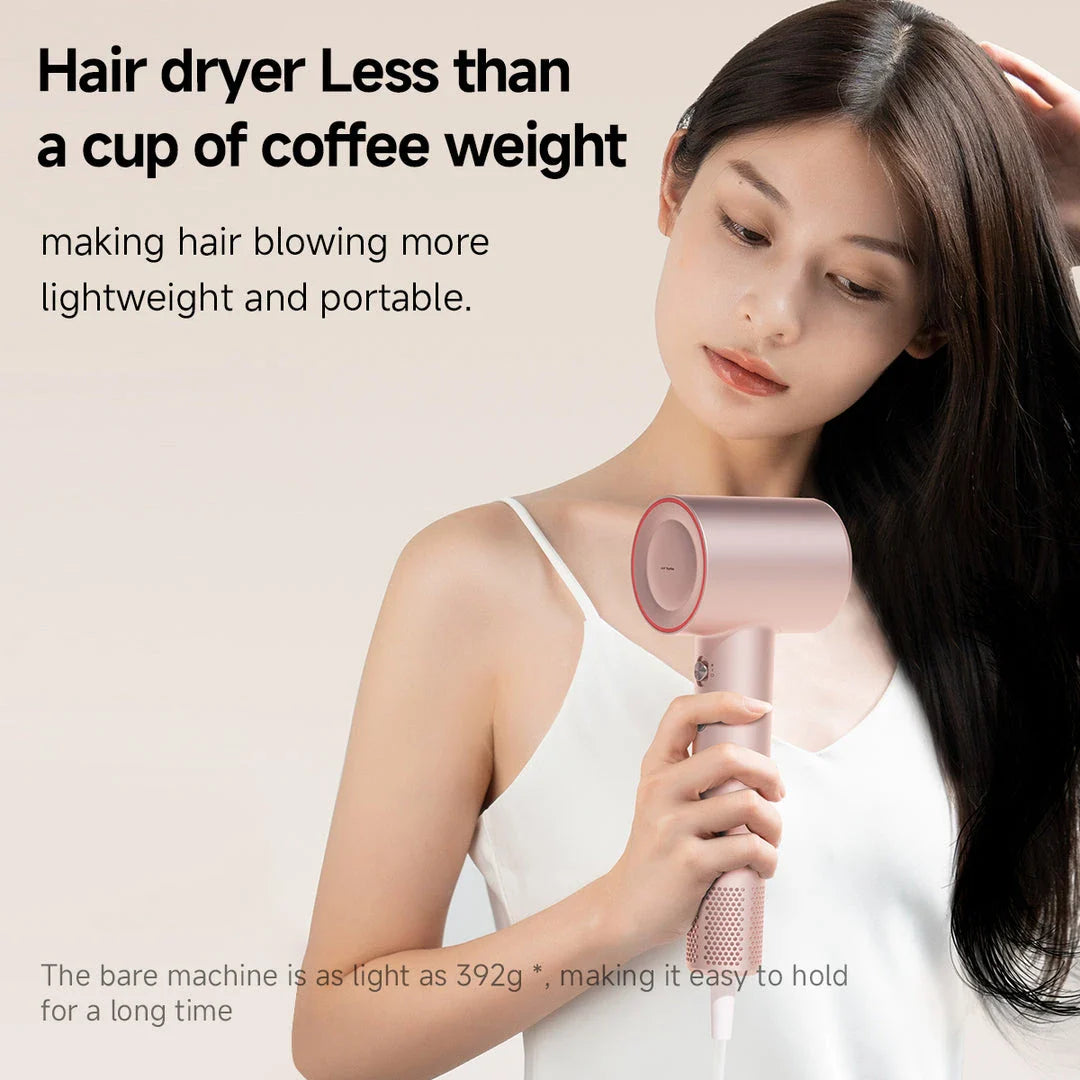 Powerful and lightweight hair dryer with advanced ionic technology for fast, frizz-free drying and salon-quality results