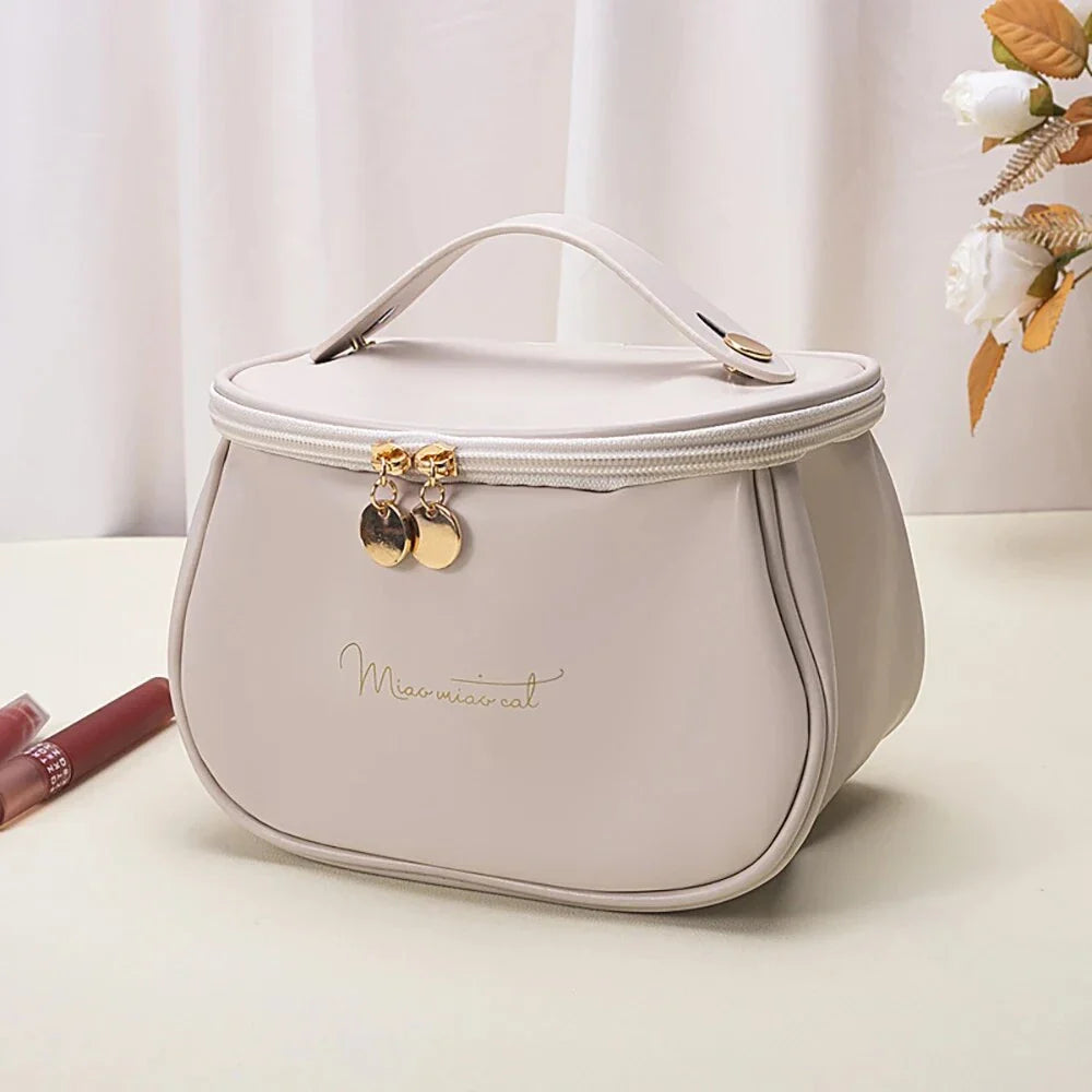 Premium Waterproof Cosmetic Organiser - Large Capacity Travel Makeup Case with Carry Handle