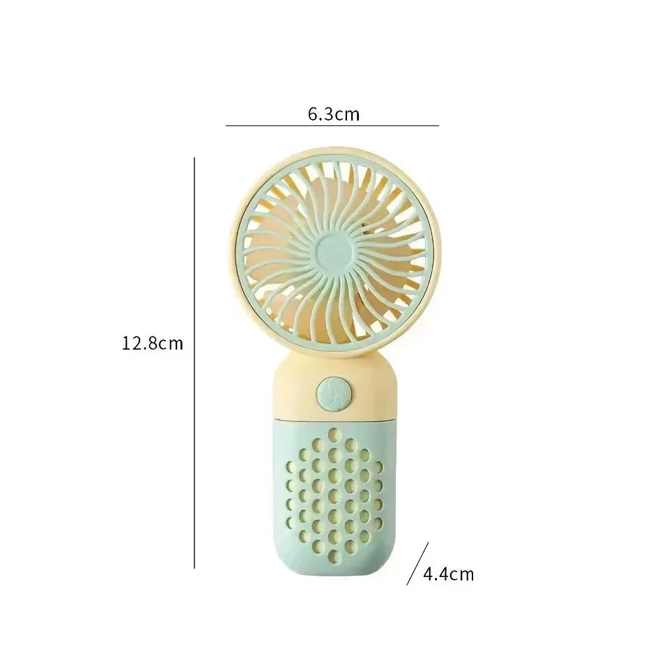 Compact USB Mini Handheld Fan - Sleek, Quiet, and Portable Design for Refreshing Cooling Anywhere