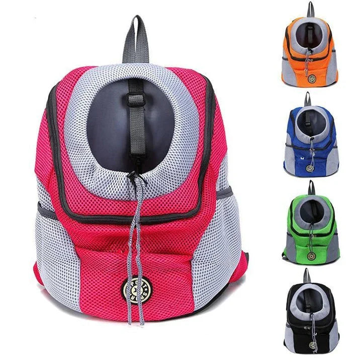 Trendha Premium Compact Dog Carrier Backpack with Viewing Hole for Small and Large Dogs