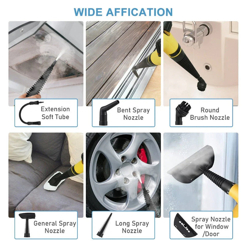 GiftHome UK Powerful Handheld High-Temp Electric Steam Cleaner for UK Homes