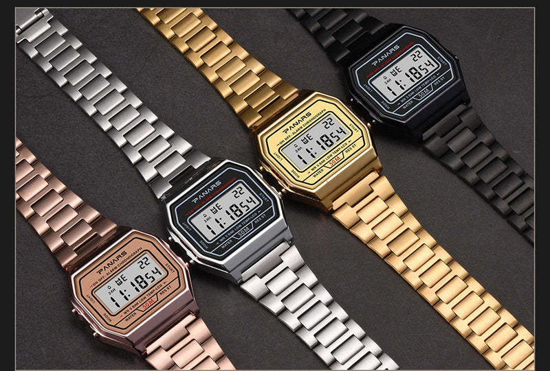 GiftHome UK Stylish Retro Gold Timepiece: A British Classic