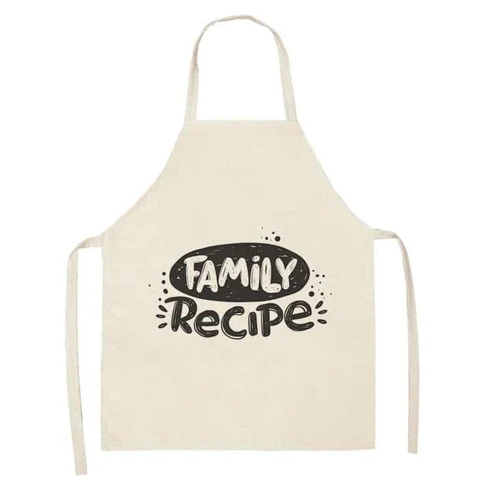 Premium Cotton and Linen Apron in Blue, Green, Grey, and White colors for the modern British kitchen