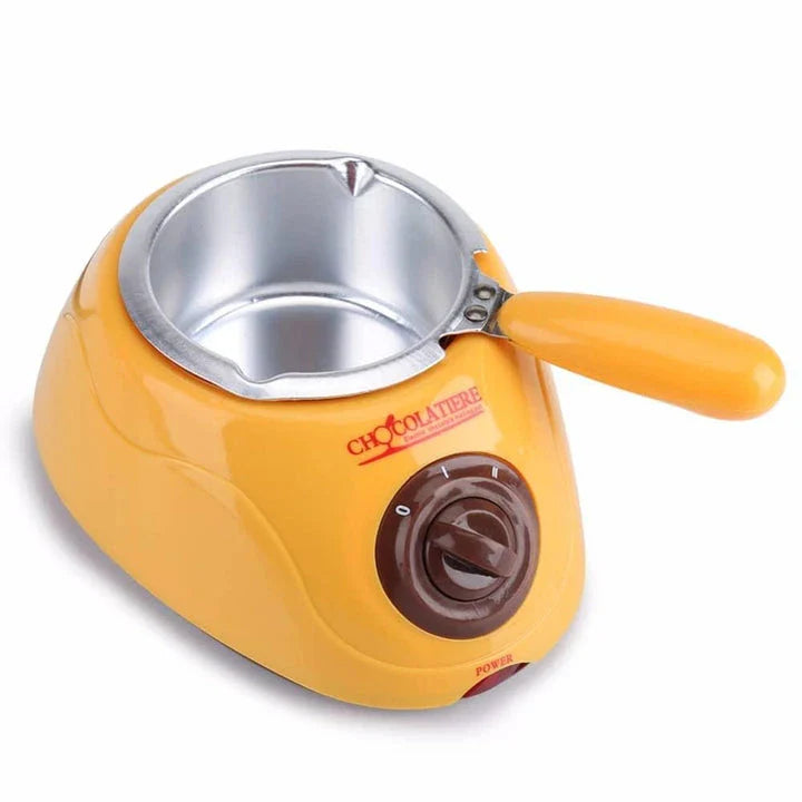 Premium eco-friendly electric melting pot with digital controls, durable metal construction, and non-stick interior for easy cleaning.