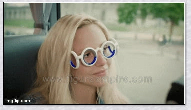 Anti-Motion Sickness Glasses with Boarding Ring technology for relief from nausea, dizziness, and vertigo during travel by car, boat, or plane