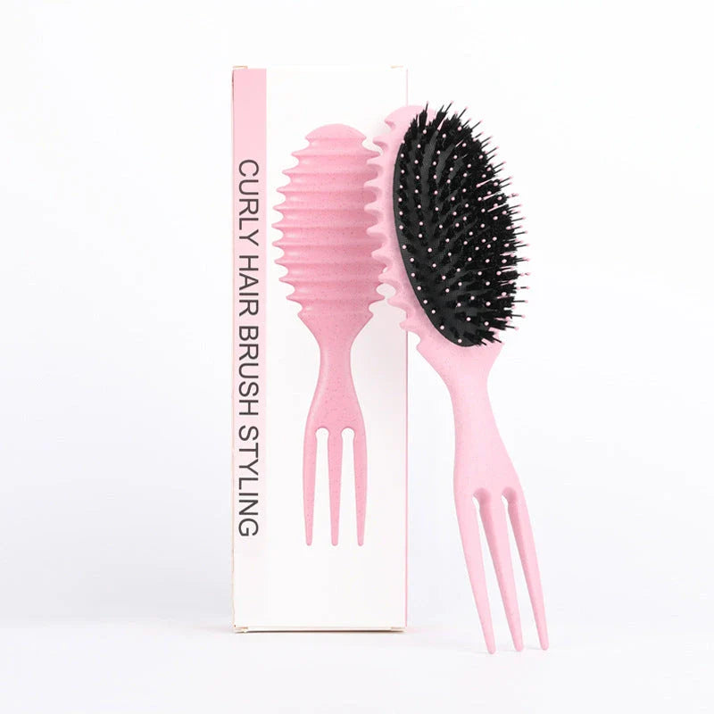 Premium Curl-Defining Hair Styling Brush for Effortless, Salon-Quality Curls