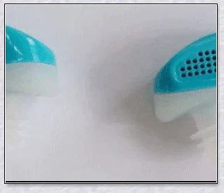 Maskless, cordless anti-snoring device for sleep apnea relief, featuring innovative air filtration system and compact, discreet design