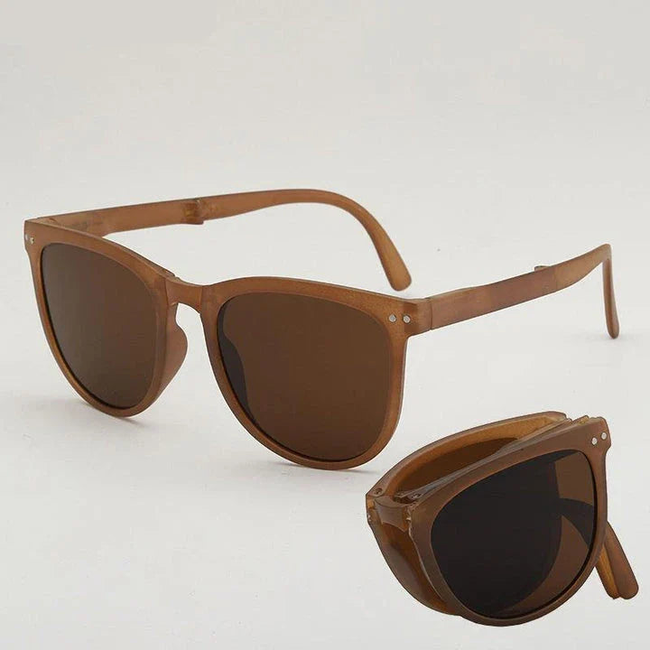 Elegant and foldable sunglasses with UV400 protection, perfect for British women's everyday style