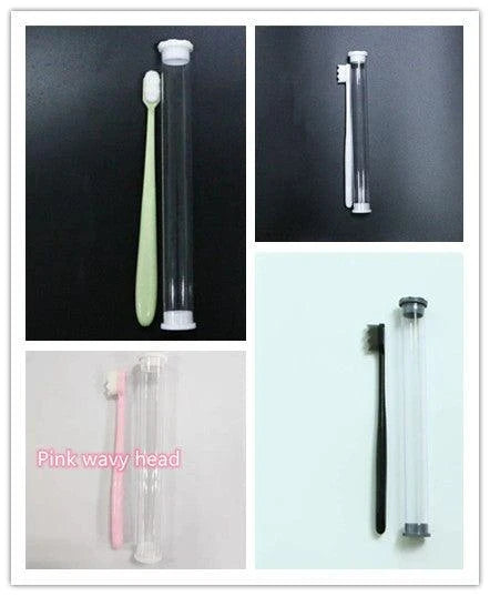 Premium soft-bristle toothbrush with multiple design options for gentle dental cleaning
