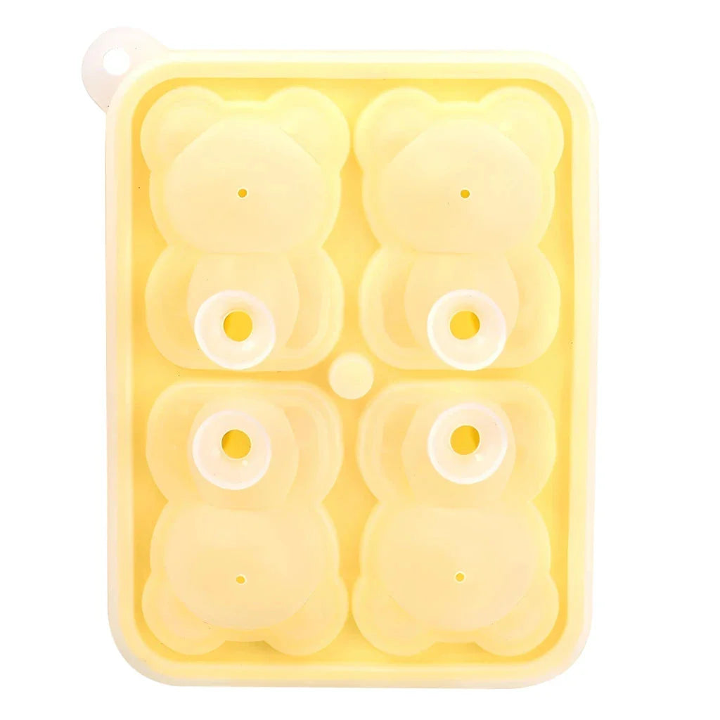 Charming bear-shaped ice cube mould for creating fun and creative frozen treats in the UK