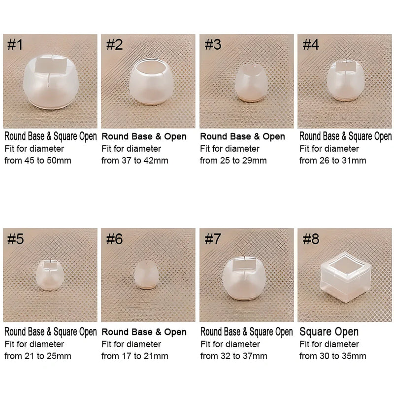 GiftHome UK Premium Furniture Leg Protectors - Safeguard Your Floors in Style