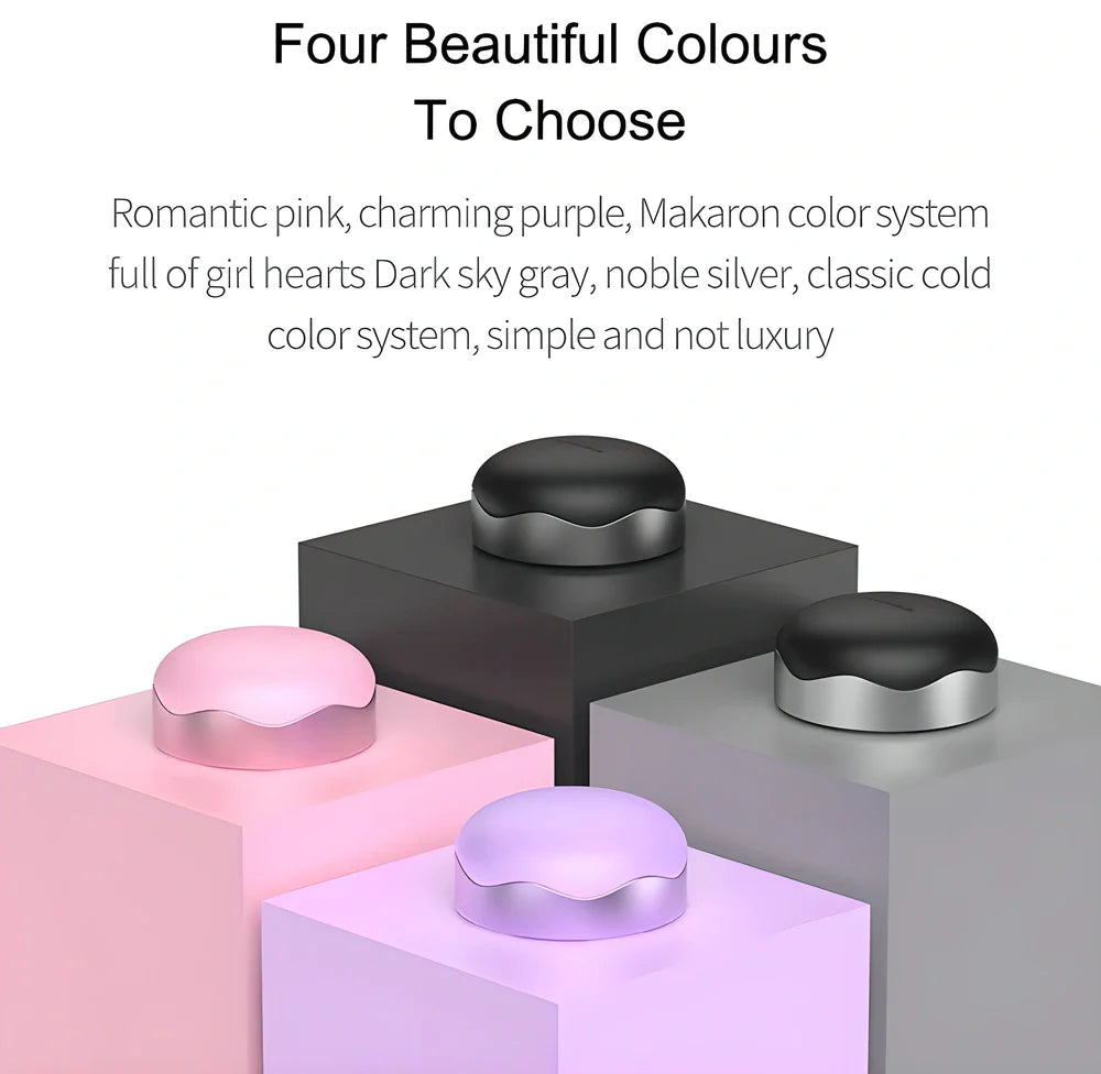 Magnetic Laptop Cooling Stand in Silver, Grey, Pink, and Purple colours - Elevates laptop, improves airflow, and protects from scratches