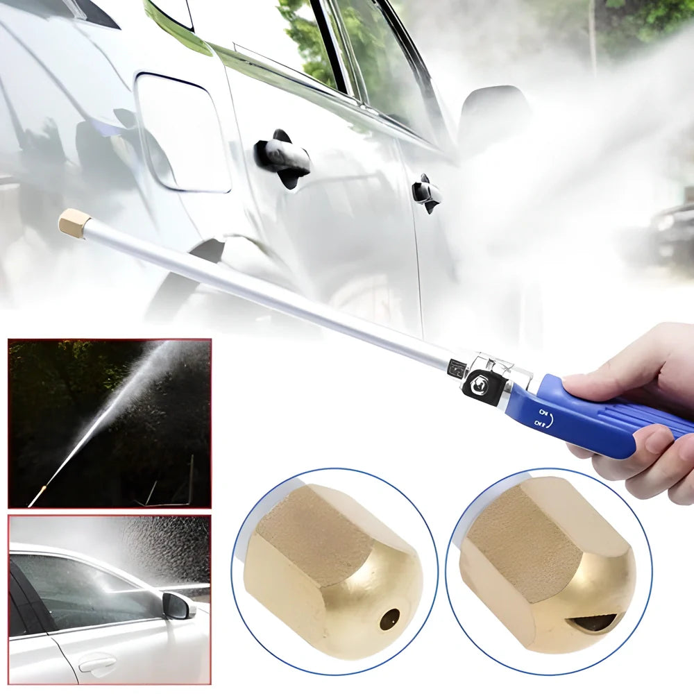 Powerful High-Pressure Water Gun that transforms your ordinary garden hose into a professional cleaning tool