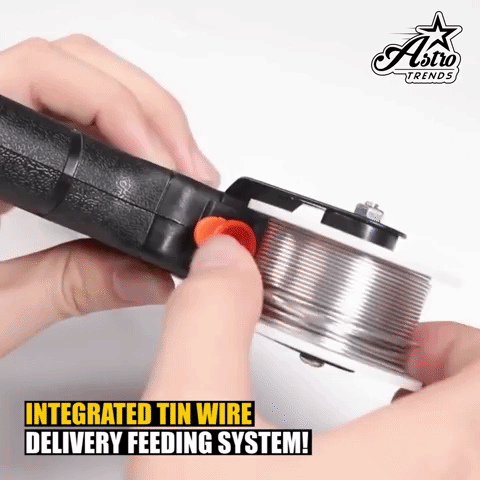 SolderTech™ Soldering Gun with Automatic Tin Wire Feed - DIY Soldering Kit with Accessories