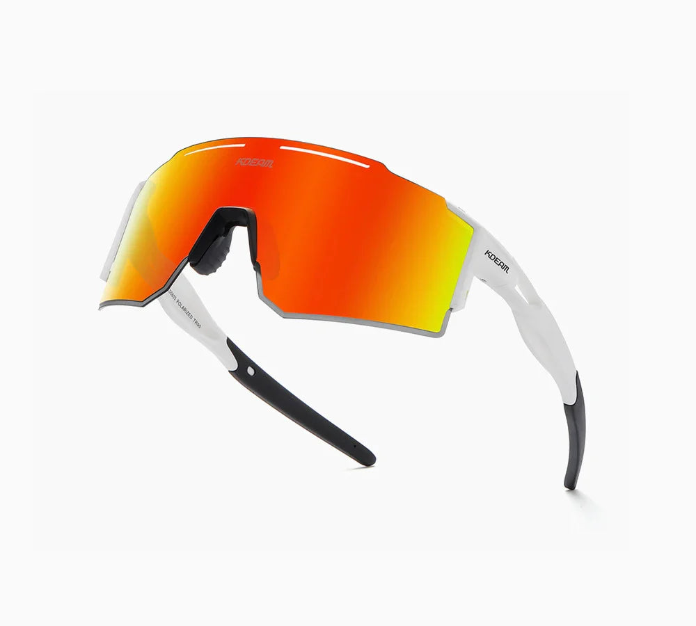 BARCUR Ultralight TR90 Polarised Sunglasses with durable frames and glare-reducing lenses for men's outdoor activities