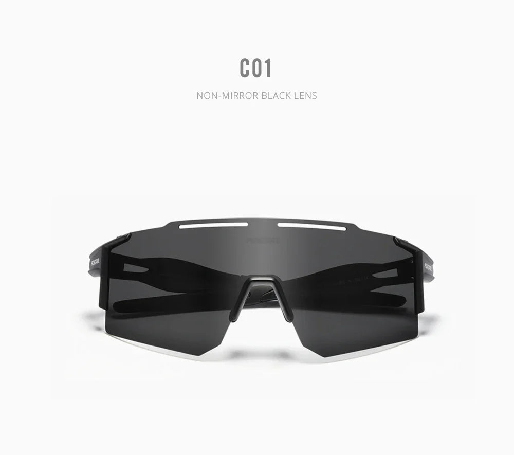 BARCUR Ultralight TR90 Polarised Sunglasses with durable frames and glare-reducing lenses for men's outdoor activities
