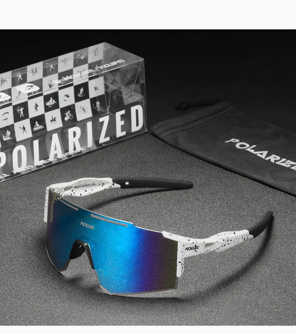 BARCUR Ultralight TR90 Polarised Sunglasses with durable frames and glare-reducing lenses for men's outdoor activities