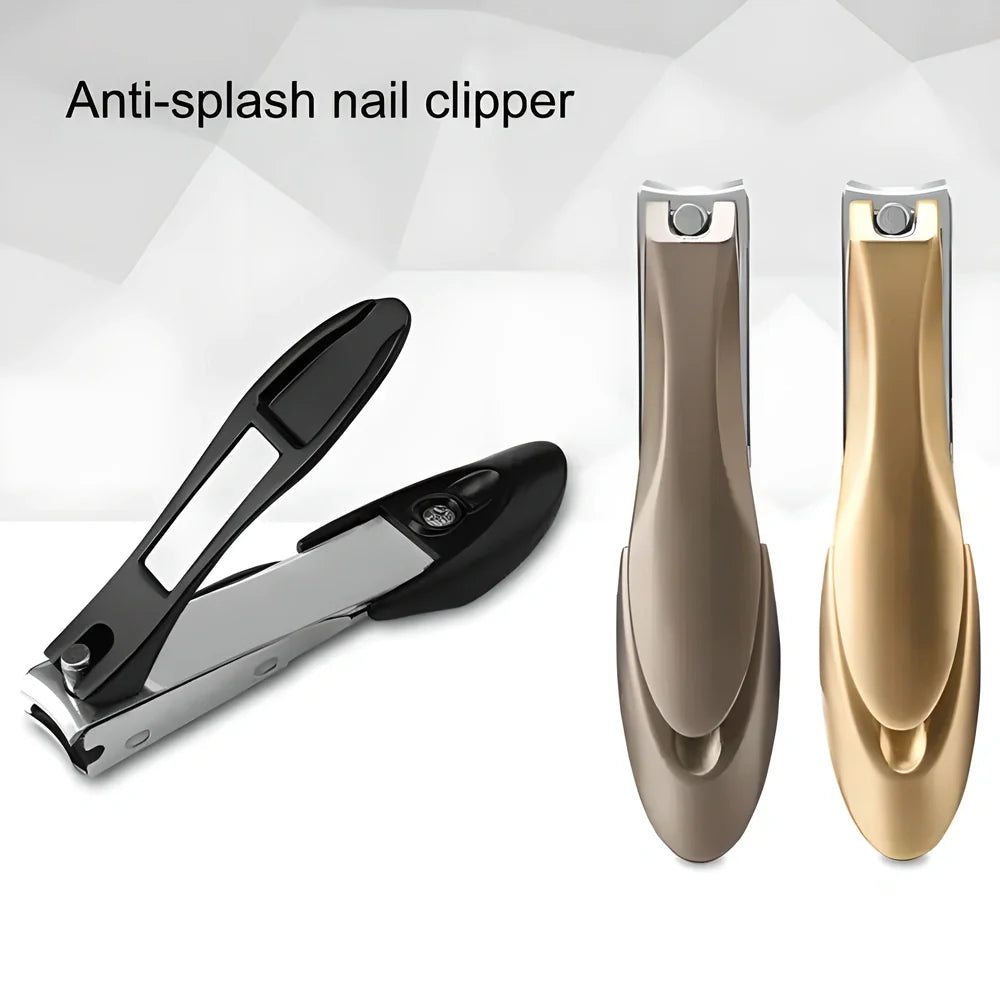 Mantis™ Precision Anti-Splash Nail Clippers in Stainless Steel - Engineered for a clean, contained nail trimming experience