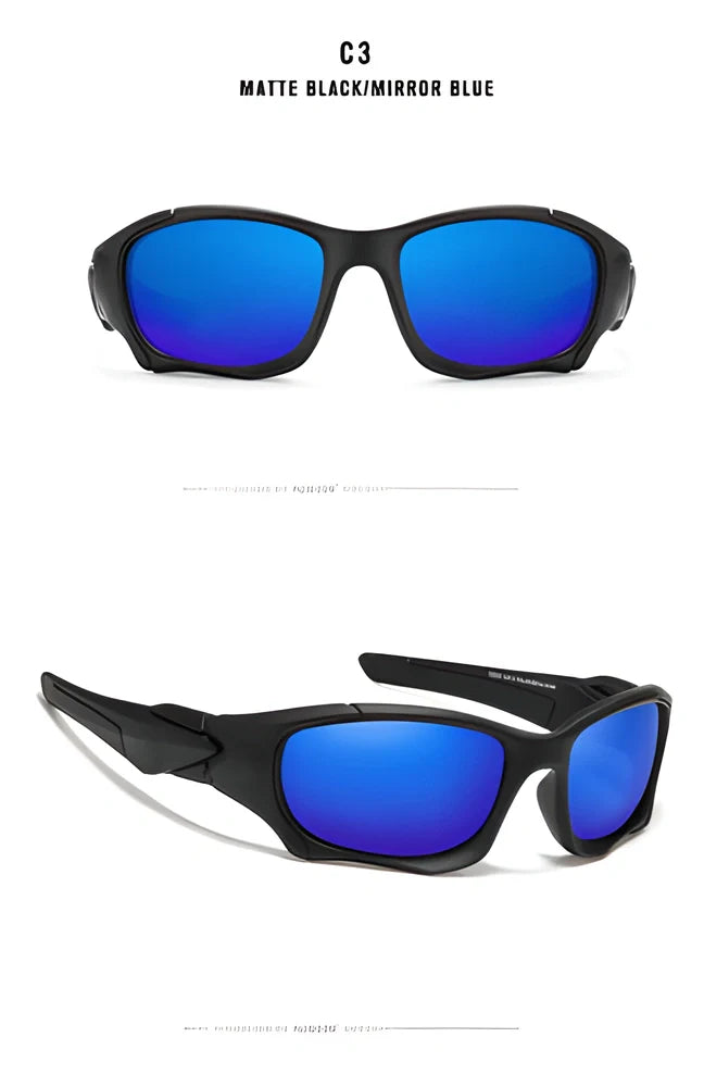 KDEAM Adventurous Polarized Sunglasses with UV400 protection, HD lens technology, and a flexible, lightweight frame