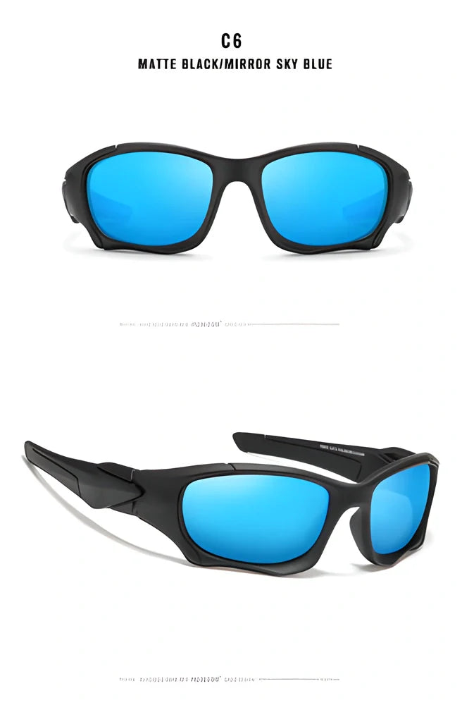 KDEAM Adventurous Polarized Sunglasses with UV400 protection, HD lens technology, and a flexible, lightweight frame