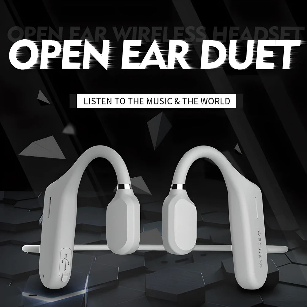 Comfortable, wireless headphones with air conduction technology for immersive 6D surround sound