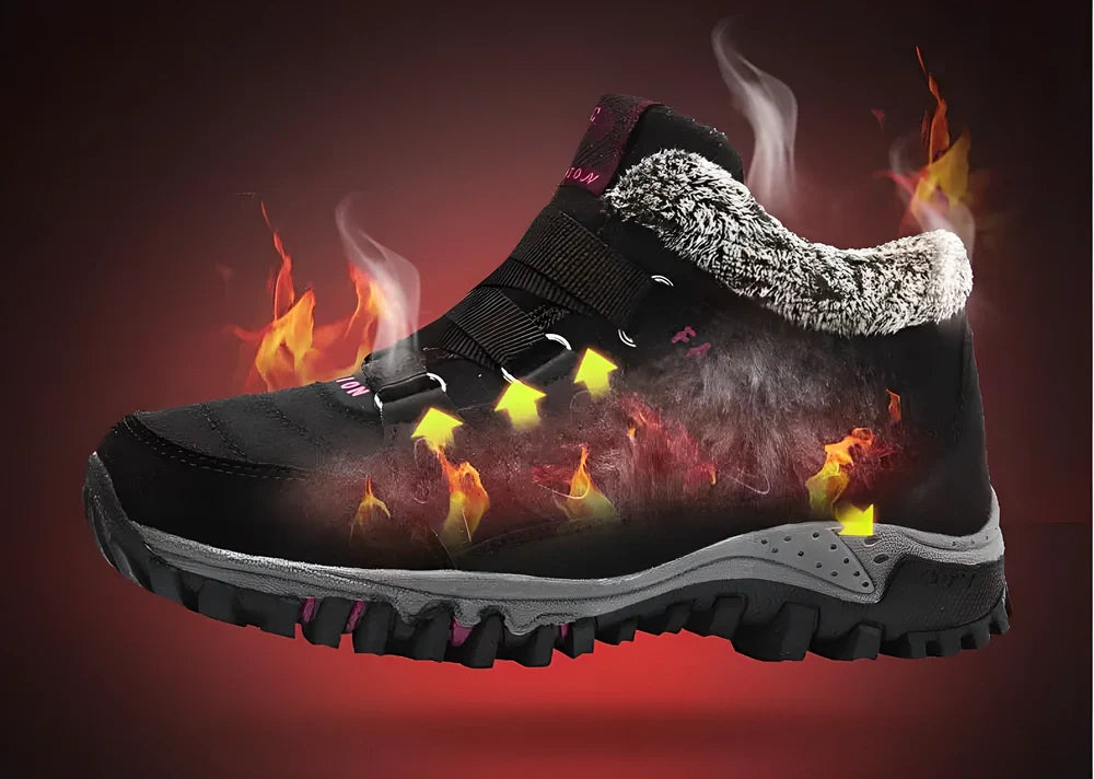 Premium winter boots for men with plush lining, non-slip sole, and waterproof design to keep feet warm and comfortable in the UK