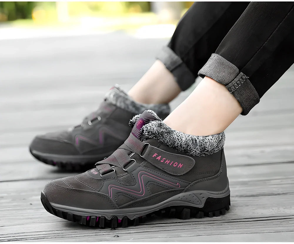 Premium winter boots for men with plush lining, non-slip sole, and waterproof design to keep feet warm and comfortable in the UK