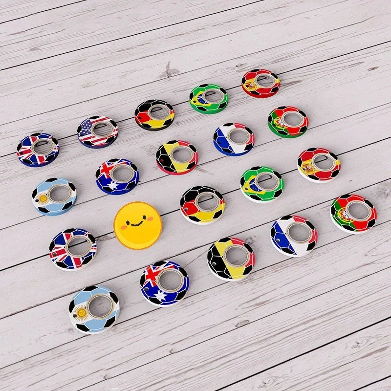 Football World Cup Fidget Spinner Keychain with Bottle Opener