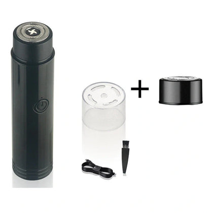 ARECTECH Mini Electric Shaver with double-blade for efficient shaving