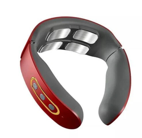 Cervical spine electric hot compress neck protector with USB power and massage functions